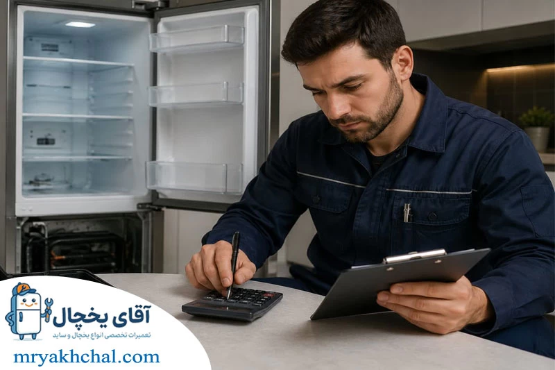  هزینه تعمیر یخچال اسنوا