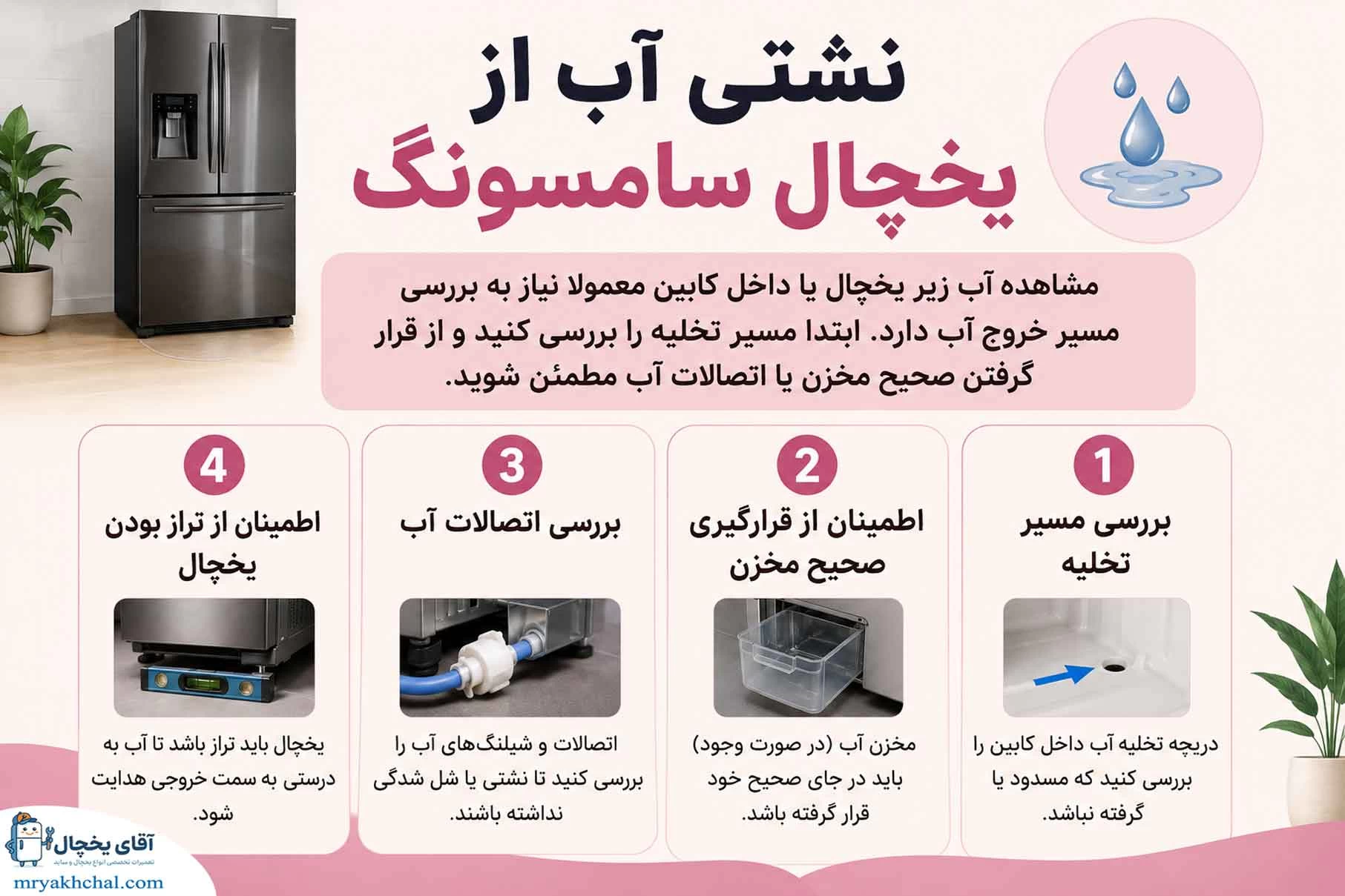 برفک زدن یخچال یا فریزر