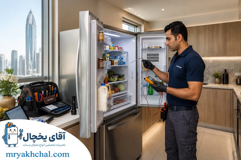 تعمیر یخچال سامسونگ در محل