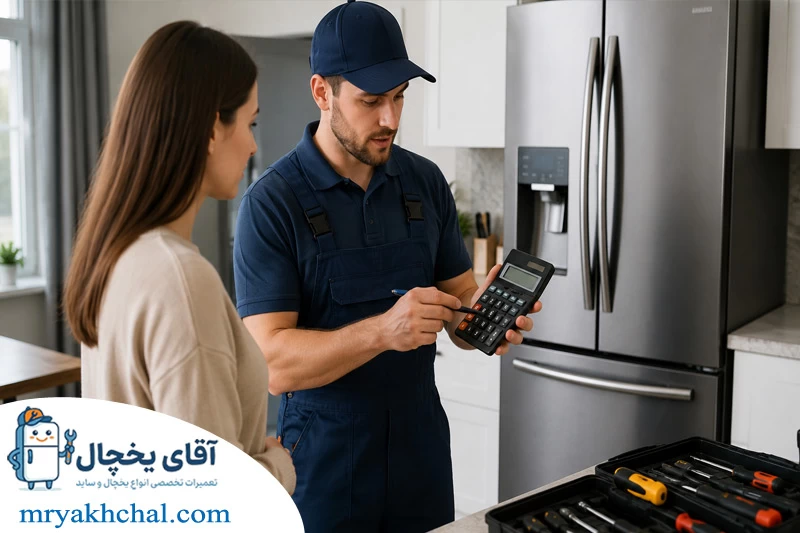 هزینه تعمیر یخچال سامسونگ و عوامل موثر بر قیمت
