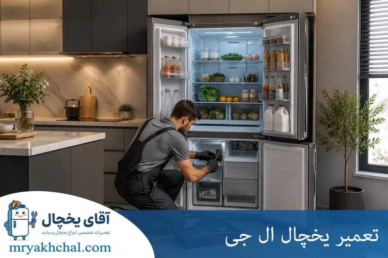 تعمیر یخچال ال جی