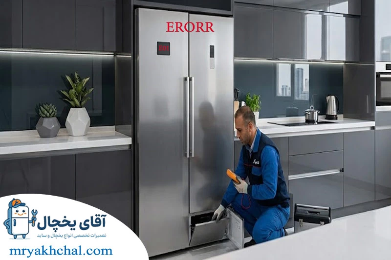 رفع ارورهای یخچال بوش