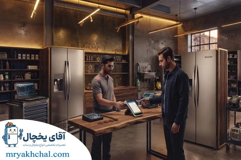 هزینه تعمیر یخچال امرسان