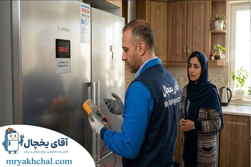 تعمیر یخچال بوش در محل