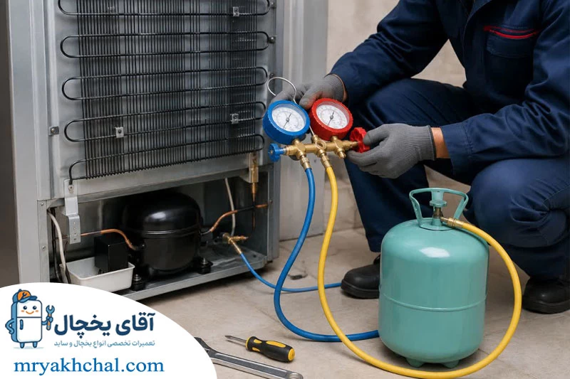 شارژ گاز و رفع نشتی