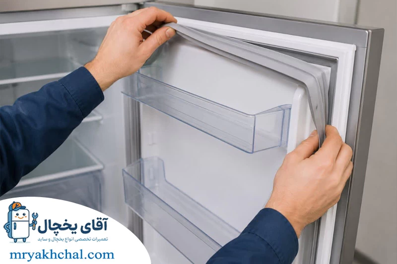 تعویض لاستیک دور درب