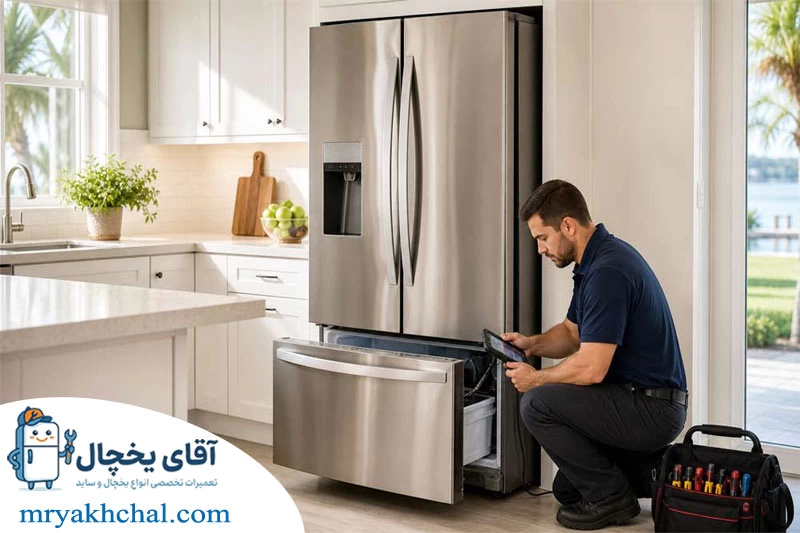 تعمیر یخچال ELECTROSTEEL در محل