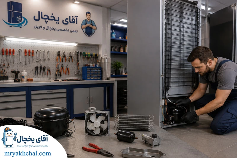 تعویض قطعات فرسوده و سرویس کامل دستگاه