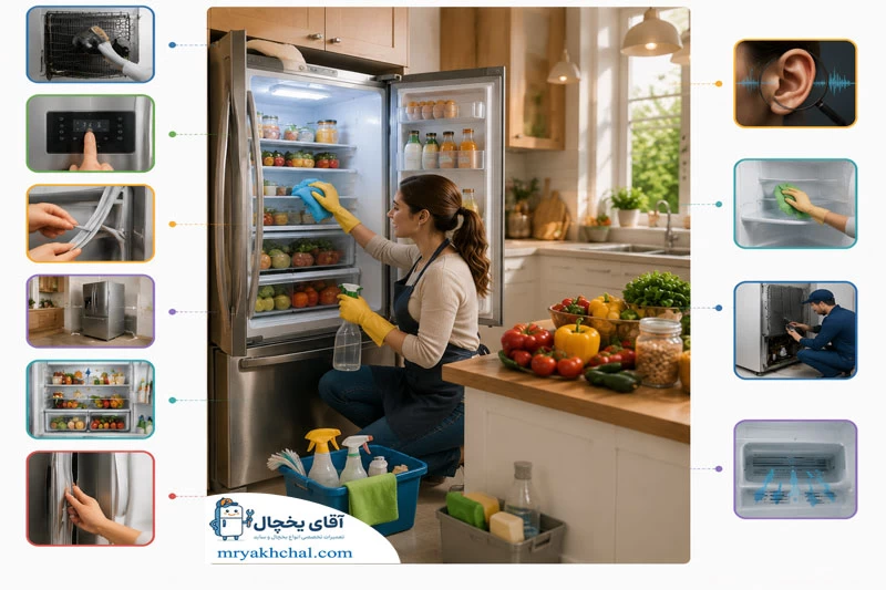 نکات نگهداری از یخچال فریجیدر برای جلوگیری از خرابی