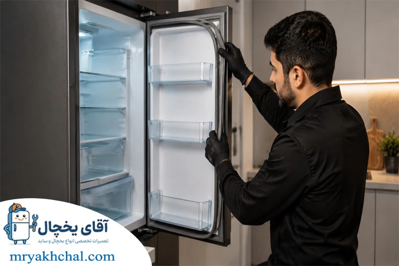 تعمیر لاستیک درب یخچال