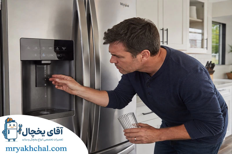 چکه کردن آب از آبسردکن یخچال ویرپول