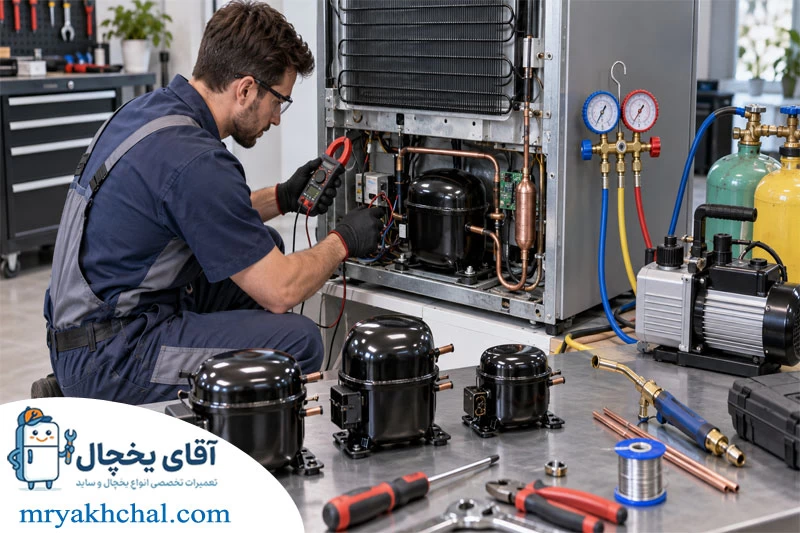 نکات مهم قبل از تعویض کمپرسور یخچال