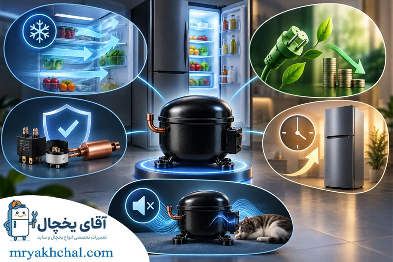 مزایای تعویض موتور یخچال با موتور نو