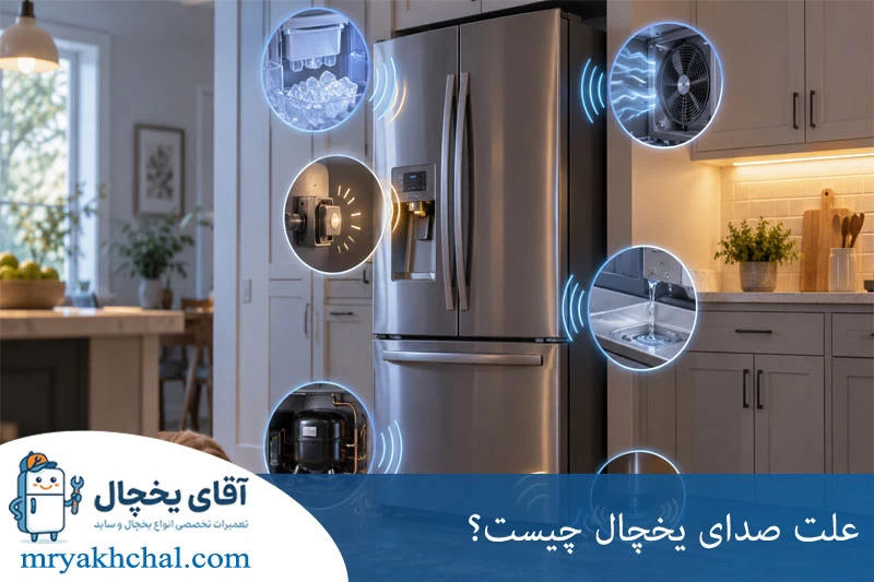 علت صدای یخچال