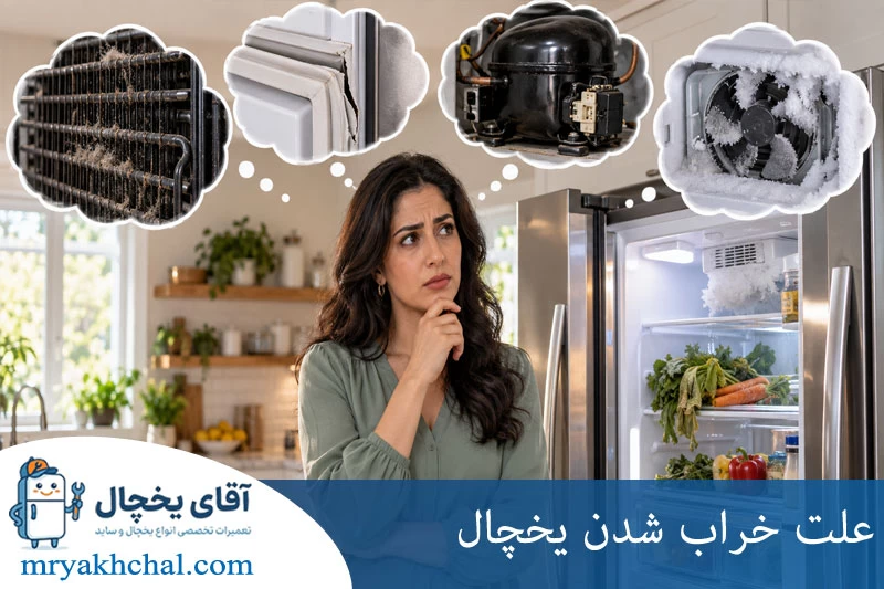علت خراب شدن یخچال