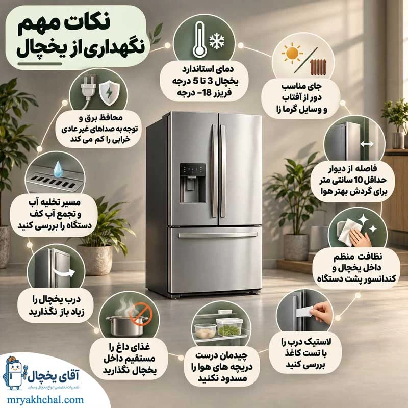 نگهداری از یخچال