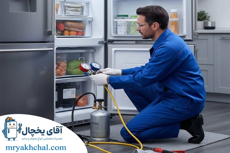 مدت زمان شارژ گاز یخچال