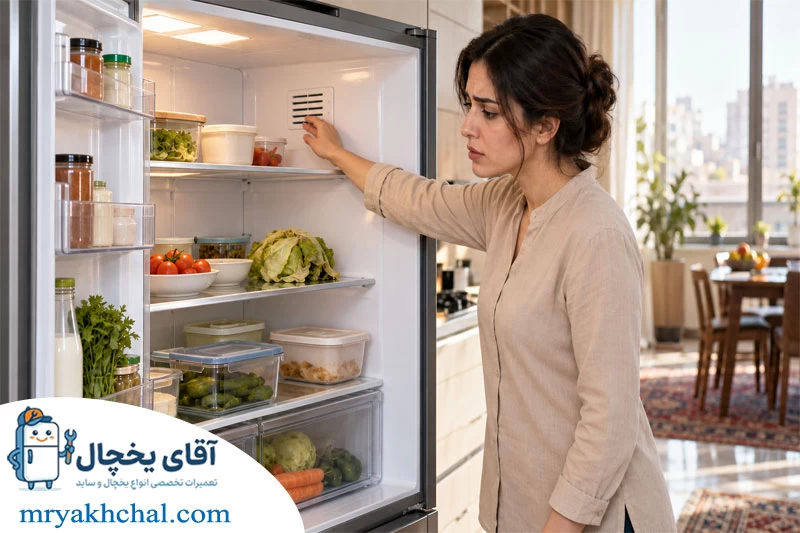 خنک نکردن یخچال