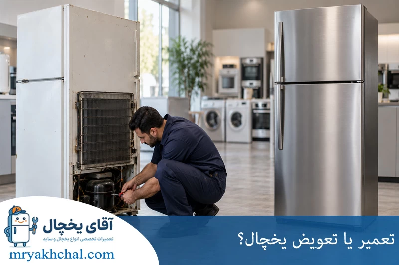 تعمیر یا تعویض یخچال؟